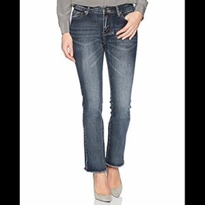 Evidnt Mid-Rise Straight Ankle Jeans